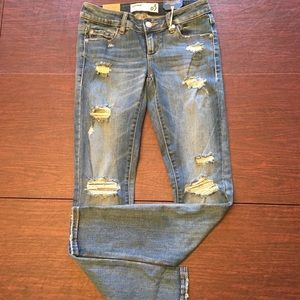 “Garage” low waist jegging Jeans